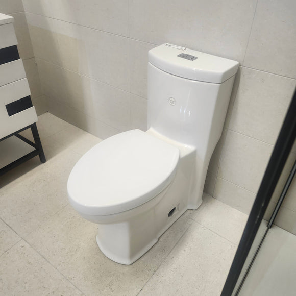 American Standard Boulevar 1pc Elongated Dual Flush Right Height 2891200020 Toilet Floormodel as is m5