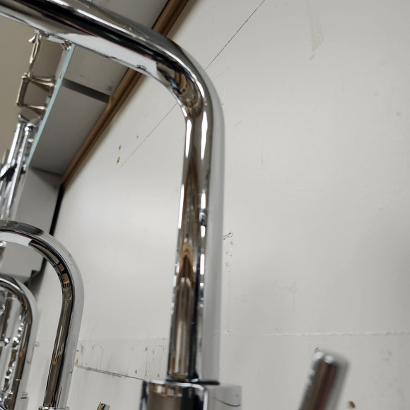 Kitchen Elongated Faucet Lever Handle Floormodel Clearance As Is
