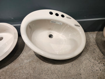 Kohler Undermount Bathroom Sink 17 x 14 Caxton White Floormodel Clearance As Is