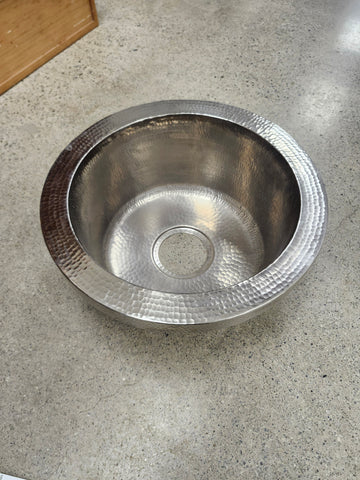 Native Trails Bar Sink Drop In 16 x 7 Copper Mojito Floormodel Clearance As is