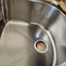 Franke 2 Bowl Steel Kitchen Sink Floormodel Clearance as is m10-9