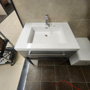 Aura Grand River 30 x 22 Floormount Vanity with Countertop Sink Top Combo Floormodel Clearance as is J11-4