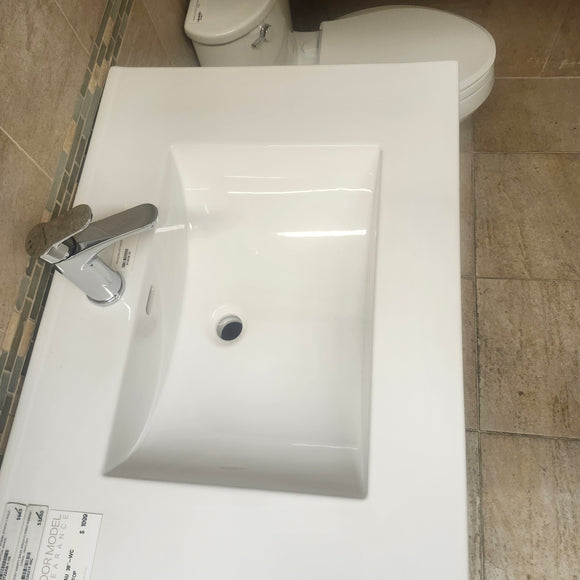 Aura Rideau 30 x 21 Floormount Bathroom Vanity Floormodel Clearance As Is J7