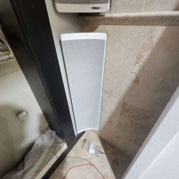 Convectair Heater 39 x 10 750 W 240V Opera White Floormodel As is i15