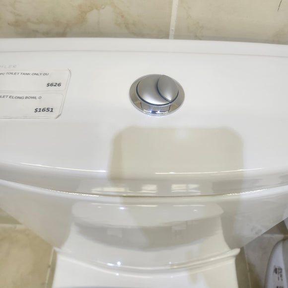 Kohler 2pc Elongated Toilet with Seat Floormodel Clearance as is K4472 K4308  I12