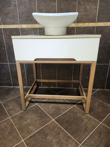 30" Aura Rideau Canal Vanity kohler vessel combo (as is) - 0