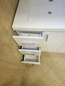 60" Glossy White Art Vanity with Countertop Combo (as is) i9-6