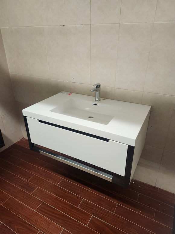 36" Aura Vanity with Countertop Combo (as is)