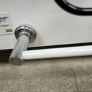 Rubinet Lasale 24 Inch Towel Bar Floormodel Sold As Is Chrome Floormodel Clearance As is White/Chrome-7