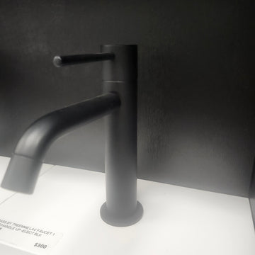Aquabrass Treemme Single Hole Matte Black Faucet Floormodel Clearance Sold as is (153) - 0