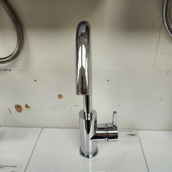 Single Hole Bathroom Faucet with Lever Handle Floormodel As Is