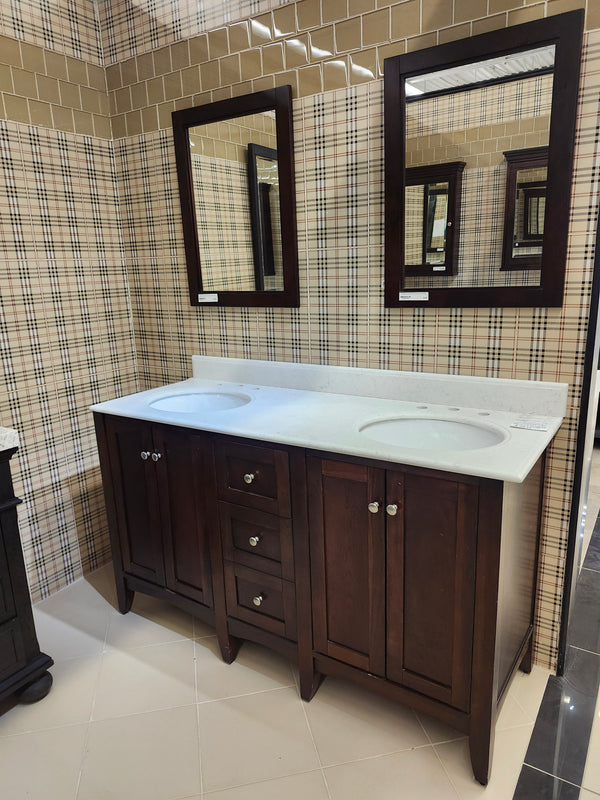 60" Fairmount Vanity & Countertop Combo