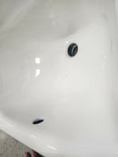 Kohler Vanity Countertop Sink 18 1/4 x 16 3/4 metal back splash single hole floormodel clearance-3