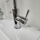 Single Hole Bathroom Faucet with Lever Handle Floormodel As Is-8