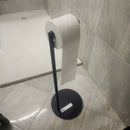 Laloo Matte Black Floormount Toilet Paper Holder Bathroom Accessory Floormodel Clearance As Is M4 9007N-1