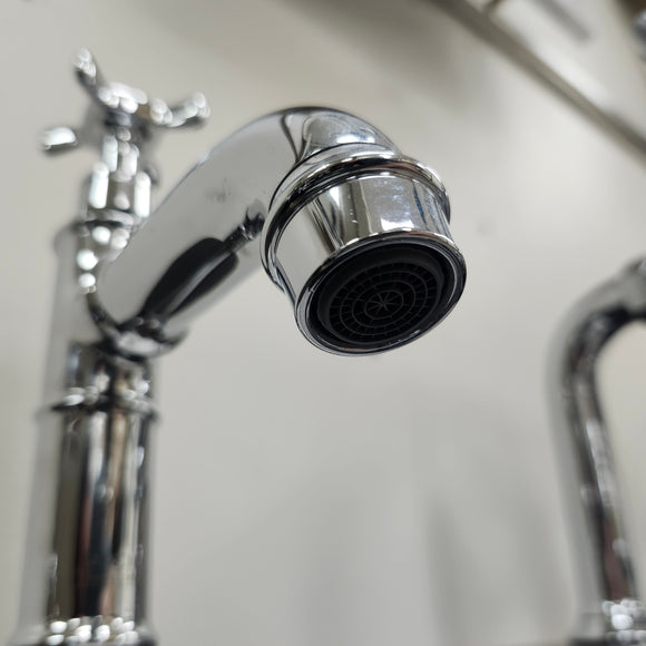 Hansgrohe Axor Series Single 1 Hole Single Pantry Faucet Montreux Cross Handle Chrome Floormodel Clearance as is