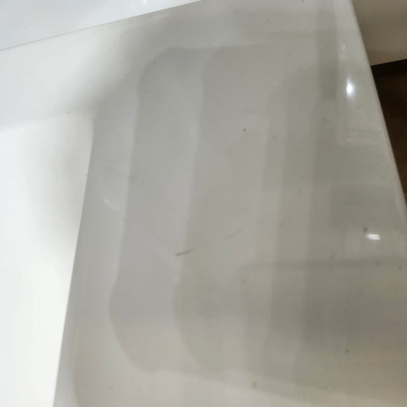 25 x 17 Square Vanity Countertop Sink Floormodel as is i15