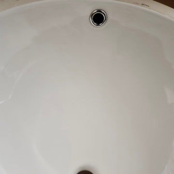 American Standard 19 x 15 Undermount Bathroom Vanity Sink Ovalyn White 0497221020 Floormodel Clearance As is m10 - 0