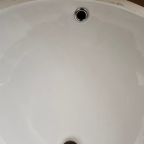 American Standard 19 x 15 Undermount Bathroom Vanity Sink Ovalyn White 0497221020 Floormodel Clearance As is m10