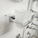 Vida 910 Series Water Glass Holder Bathroom Accessory Floormodel As Is-5