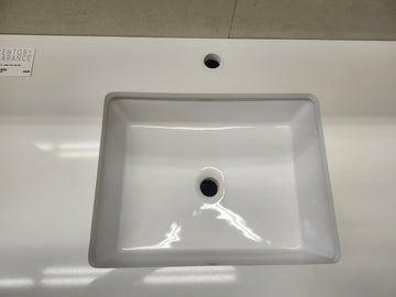 Vida Turin 37" White/Black Vanity with Countertop Combo (as is) m5 (Copy) - 0