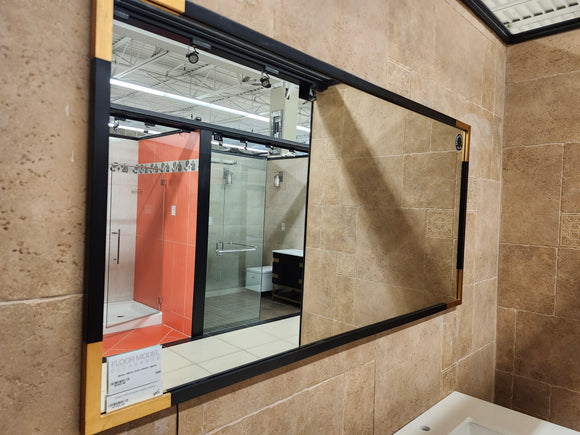 Renwill 30" x 60" Black/Gold Mirror