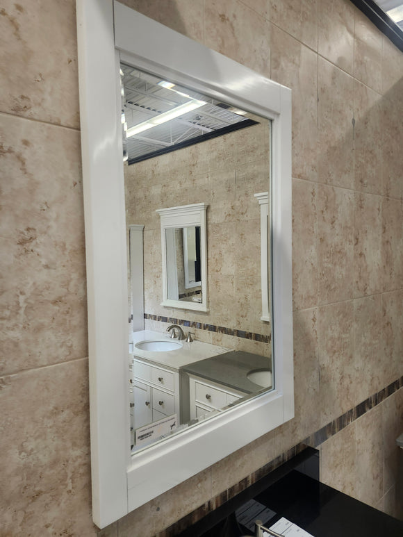 36" Fairmont Framinghm Vanity Base and Countertop Combo with Mirror (as is) k11