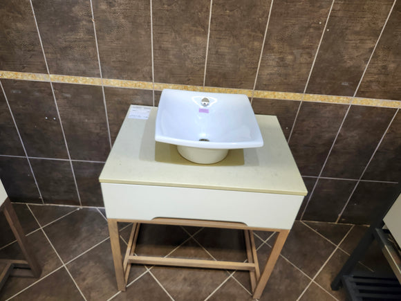 30" Aura Rideau Canal Vanity kohler vessel combo (as is)