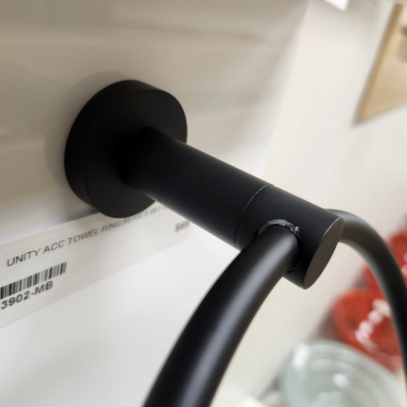Unity 939 Series Robe Hook Bathroom Accessory Black Finish Floormodel Clearance As Is