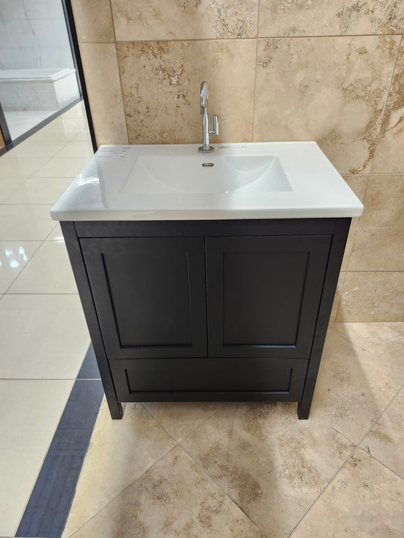 30" Dezign Market Vanity & Countertop Combo (as is)