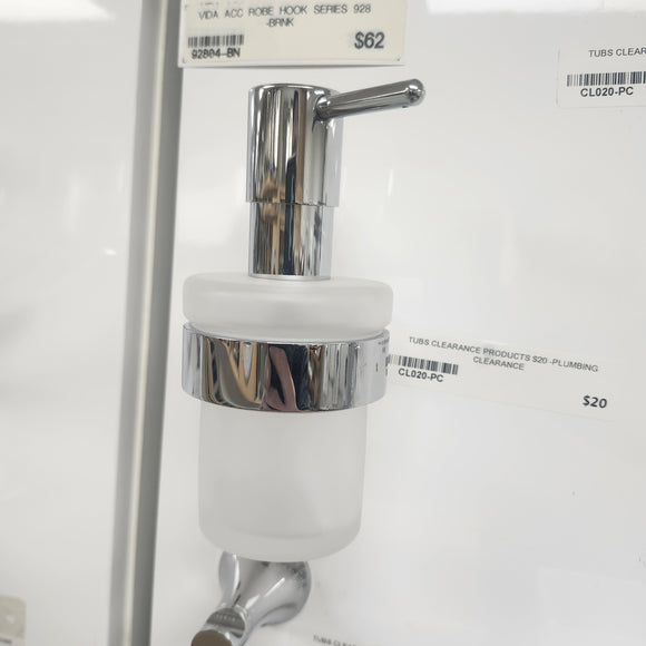 Vida Liquid Soap Dispenser Bathroom Accessory Floormodel Clearance As Is