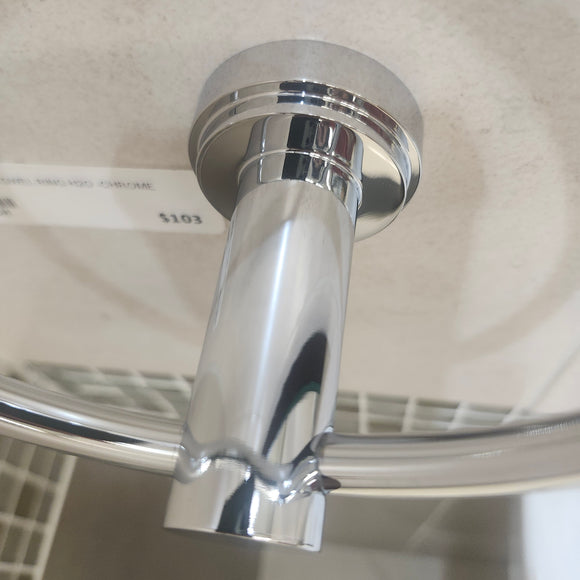 Rubinet H2O Towel Ring Bathroom Accessory Floormodel As is Clearance Chrome (H19)