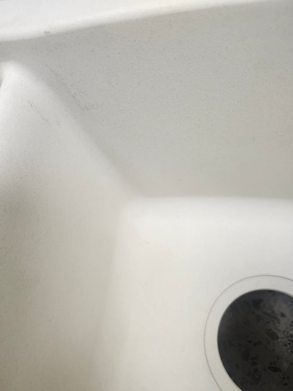 Diamond Silgranit 32" L x 21" W Double Basin Granite Undermount Kitchen Sink 400075 Floormount Clearance as is