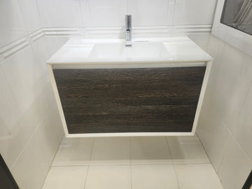 35" Flisa Fifth Avenue Wall Vanity with Countertop Combo (as is)