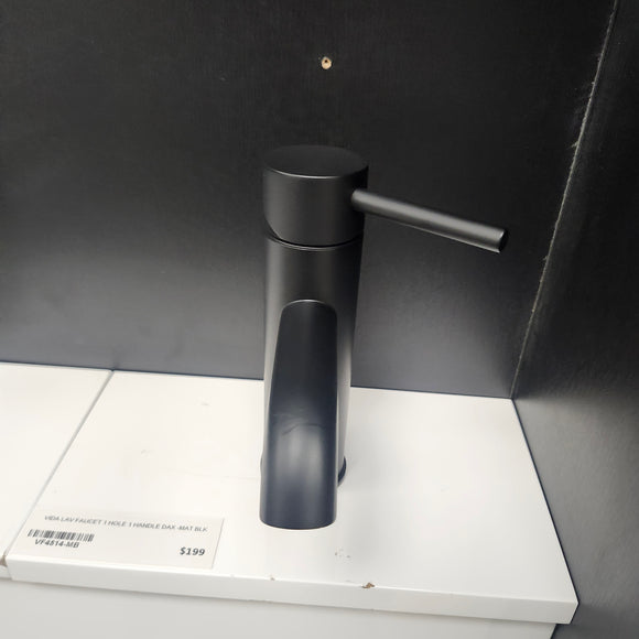 Vida Dax Single Hole Matte Black Faucet Floormodel Clearance Sold as is (153)