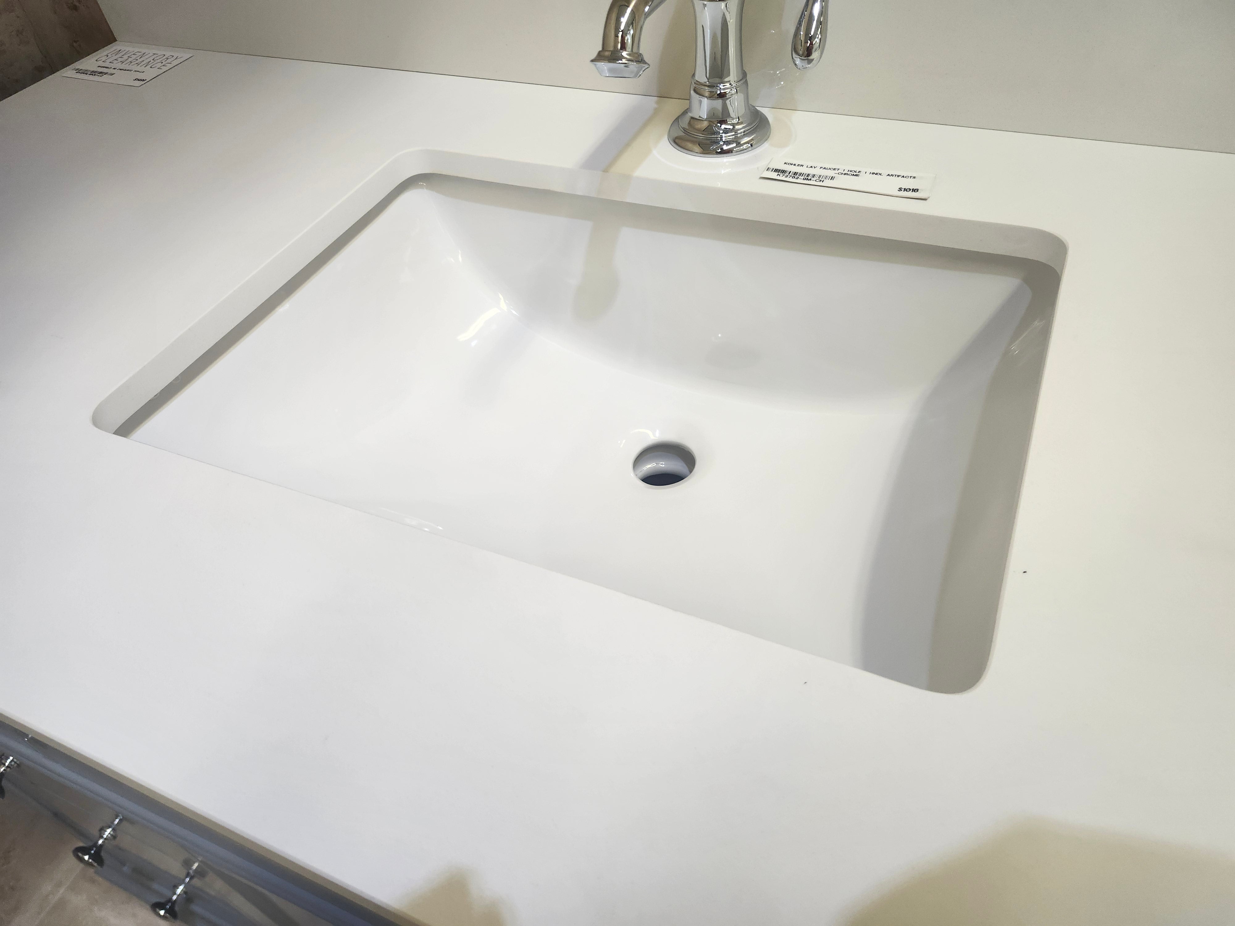 49" Riverfield Light Grey Vanity and Countertop Combo (as is)