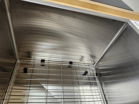 Vida Overmount Laundry 23 x 18 Overmount Sink with grid 3 Hole Inventory Clearance As is