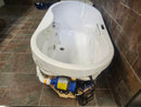 Maax tub 72 x 36 hydmax living biscuit floormodel clearance as is m7-1