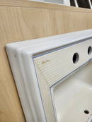Kohler Limited Edition 22 3/4 x 18 Collection Printed Bathroom Drop In Sink Close Reach Memoirs Design Floormodel Clearance-7
