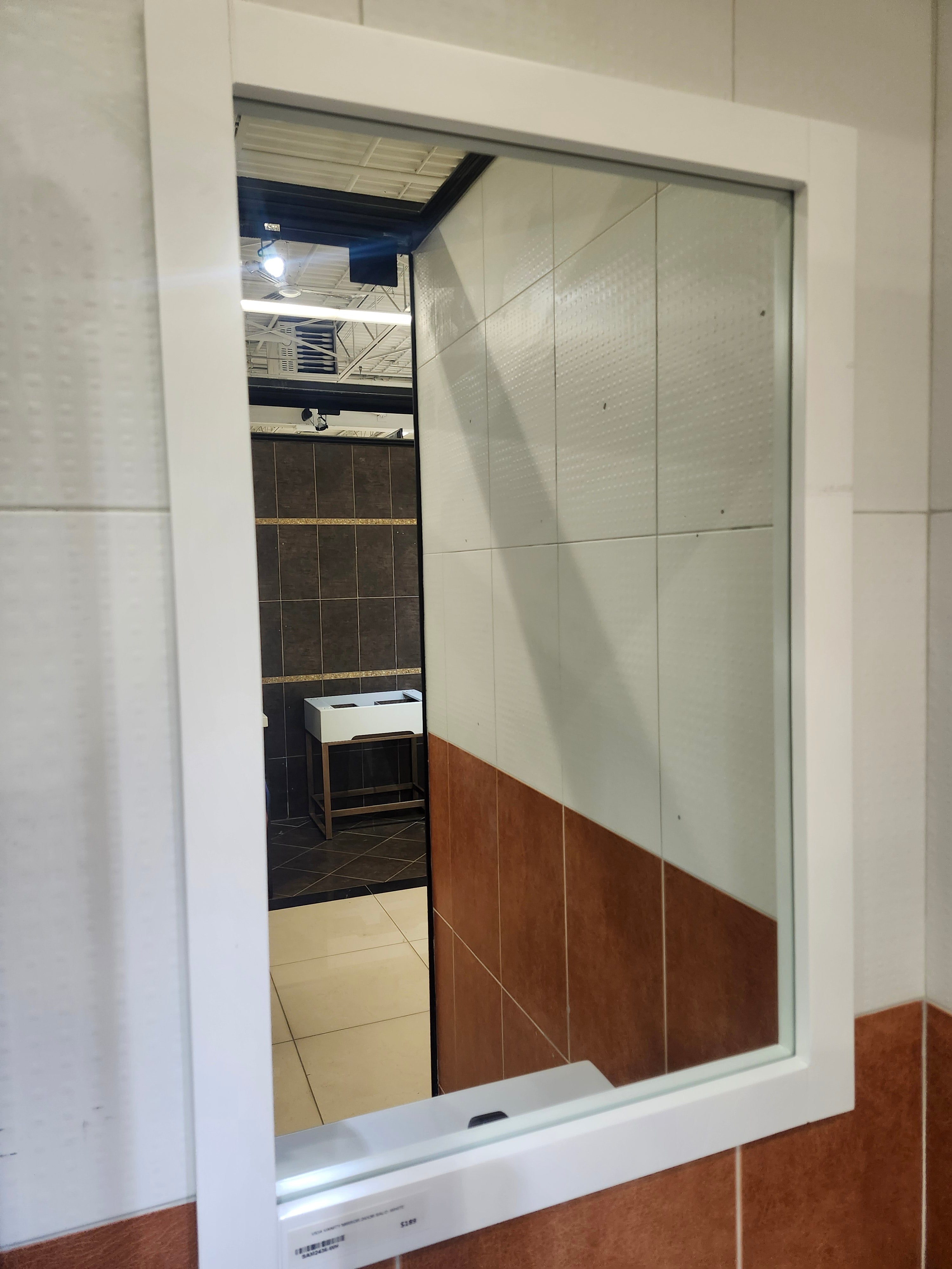 24" Vida Vanity and Countertop Combo with Mirror (as is)