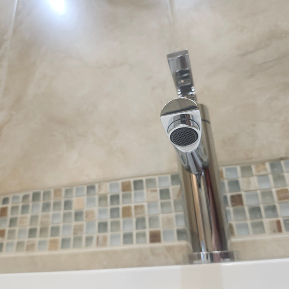 Unity Blue Single Hole Bathroom Vanity Faucet Floormodel Clearance As Is