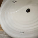 Kohler 19 x 16 Drop in 8cc 3 Hole Biscuit Bathroom Sink Floormodel Clearance As is m10-4