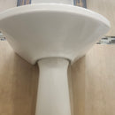 Kohler Pedestal 23 x 19 2pc Combo 8cc holes Floormodel Sold as is (H17) K2363 K2364-4