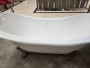 Vida Clawfoot Tub 72 x 31 with Feet White Floormodel Clearance m6-5