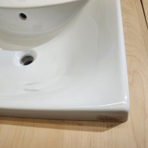 Kohler Escale 24 x 17 Drop In 8cc 3 Hole Bathroom Vanity Sink Floormodel As Is M10