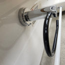 Rubinet Lasale Toilet Paper Holder Floormodel Sold As Is Chrome Floormodel Clearance As is Black/Chrome-4