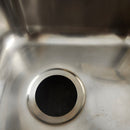 Vida Axes 31 x 20 3 Hole Kitchen Sink 2 Bowl Floormodel as is m10-4