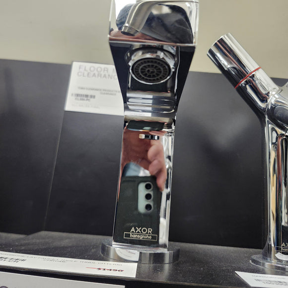 Hansgrohe Axor Series Single Lever Bathroom Faucet 1 Hole Cittrio Lever Handles Chrome Floormodel Clearance as is