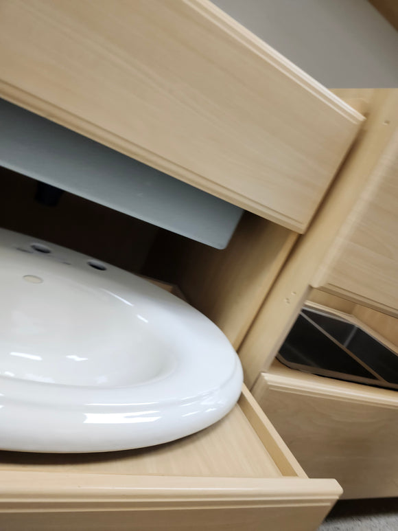 Kohler 28 x 19 Drop In Overmount Bathroom Sink Floormodel Clearance As Is