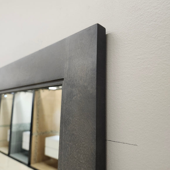 CB 20 x 32 Grey Vanity Mirror Sold as is Floormodel Clearance Isle next to G